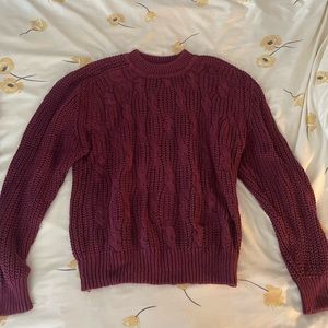 Knitted Red Sweater
